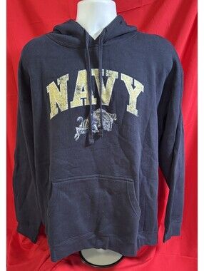 US Naval Academy "Navy Midshipmen" Pullover Hoodie League 91 Mens XL New